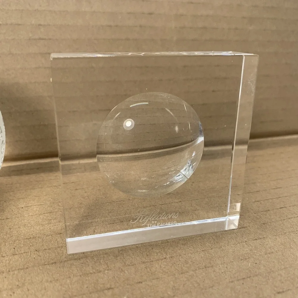Reflections by Paragon‎ WCB Crystal Golf Ball Paperweight 3